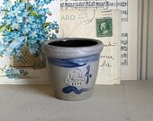 Salt glaze Rowe Pottery Miniature Crock Wisconsin Custard Cup