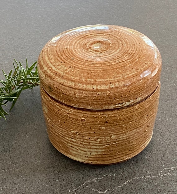 蓋付き 小物入れ 陶器 青郊 九谷焼 陶箱 蓋付き豆鉢 5 4cm