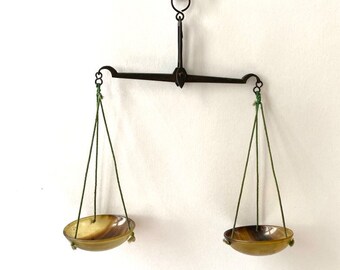 Gold Dust or Apothecary Balancing Scale 1860 Antique Civil War Era