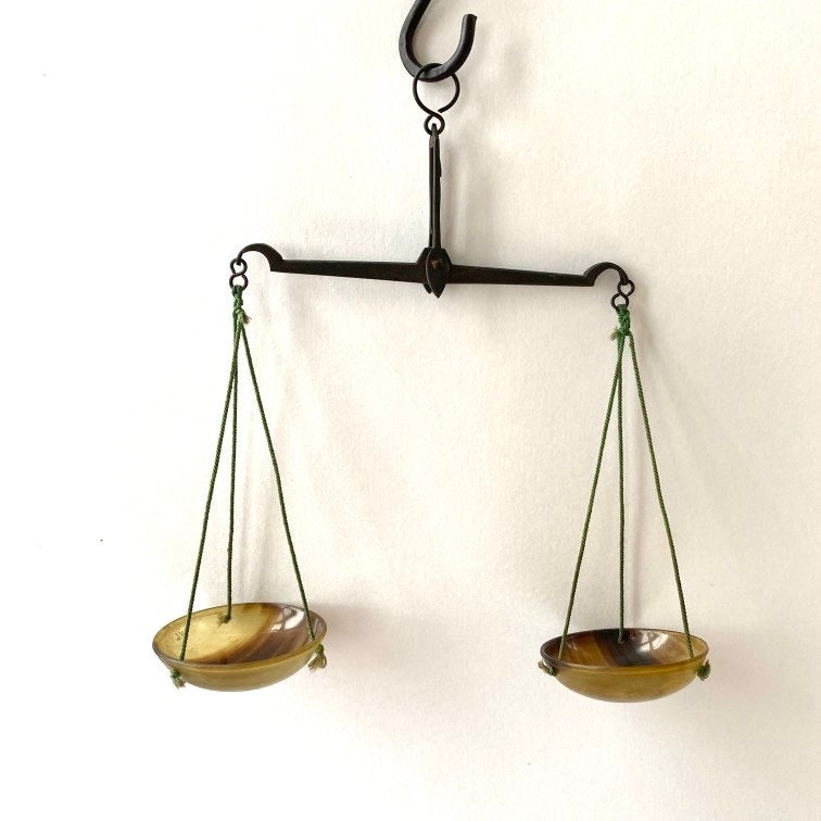 希少　アンティーク  ラージ ブラス バランス スケール Antique balance scale - Etsy 日本