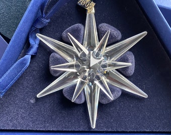 Swarovski Crystal Annual Edition Christmas Ornament 2005 - Etsy