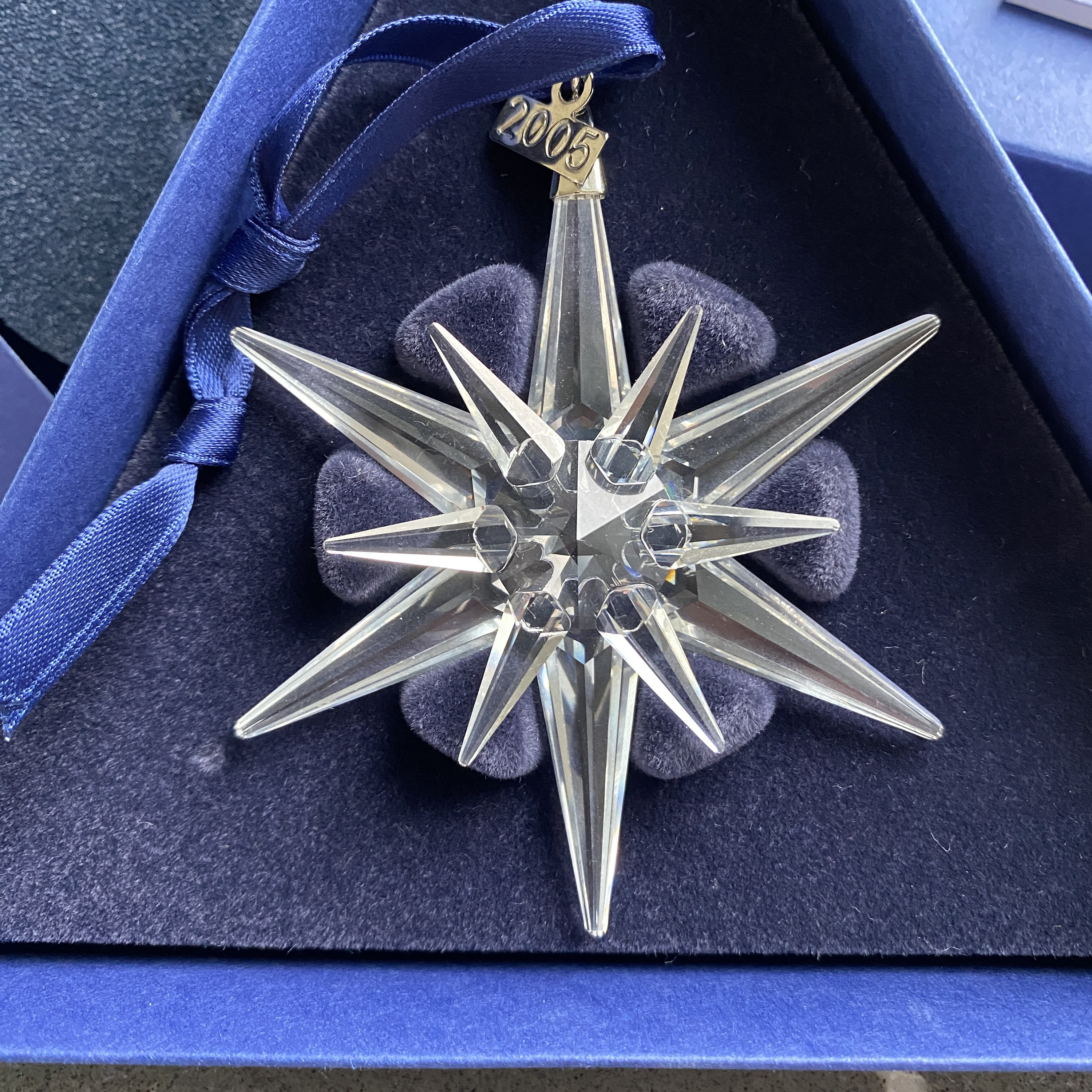 Swarovski Crystal Annual Edition Christmas Ornament 2005 - Etsy