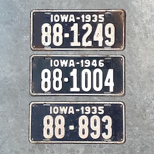 1945 license plates - Etsy 日本