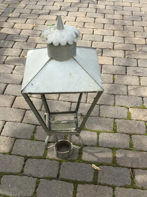 Antique Copper Gas Street Lamp New Orleans Vintage Lantern Image 0
