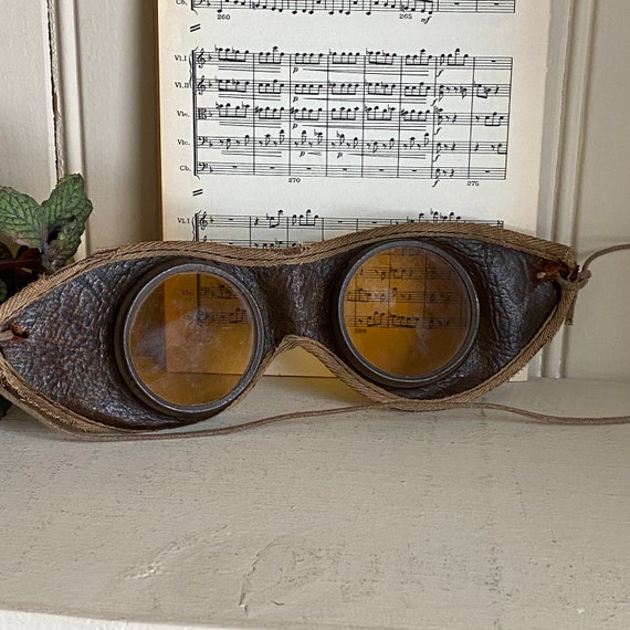 Driving Aviation Goggles Car Motorcycle Antique Vi
