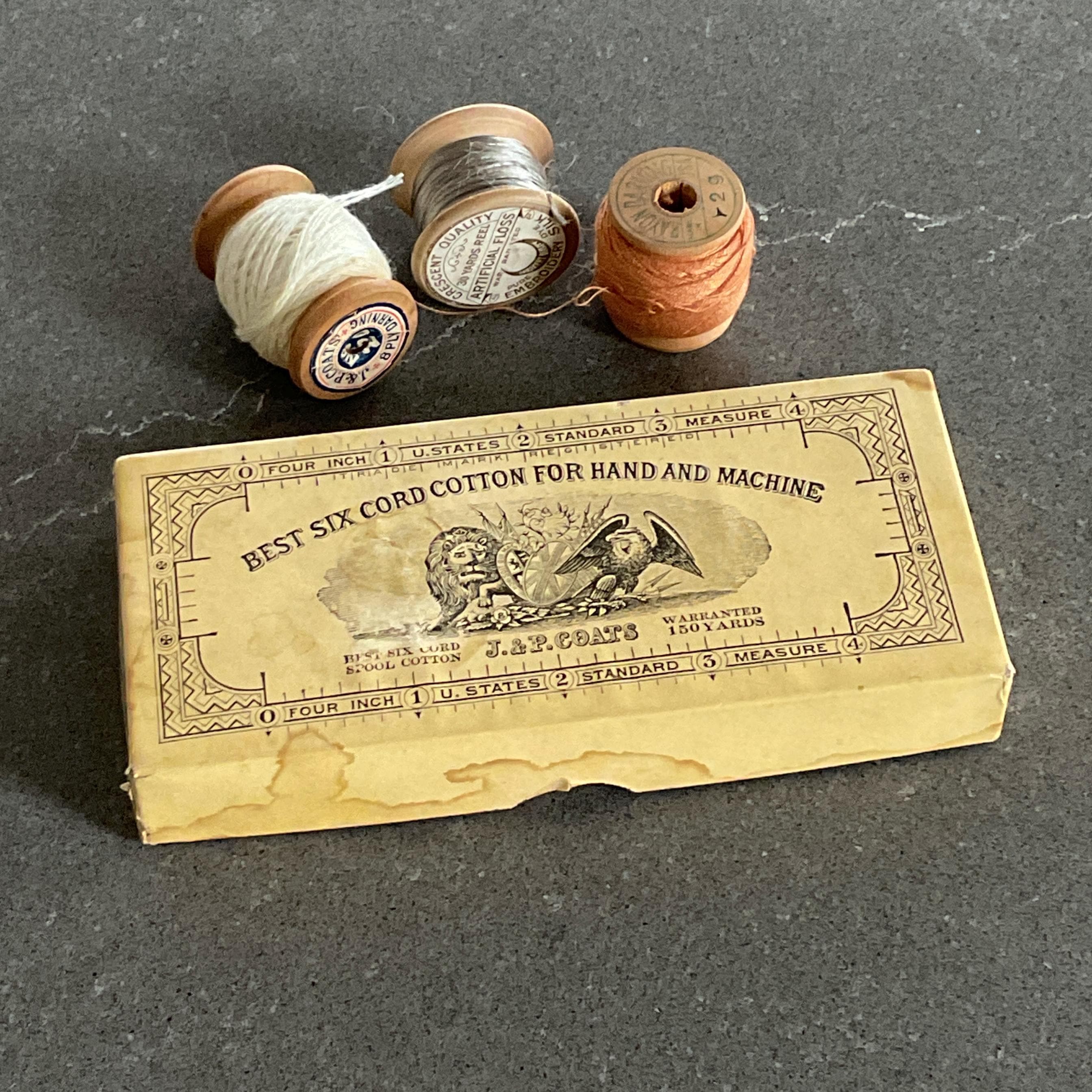 USA ビンテージ　AMERICAN THREAD CO. ボックス&糸セット USA ビンテージ AMERICAN THREAD CO. ボックス&糸セット USA