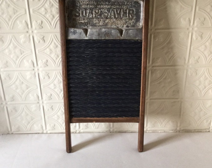 Cobalt Blue Enamel Washboard Etsy