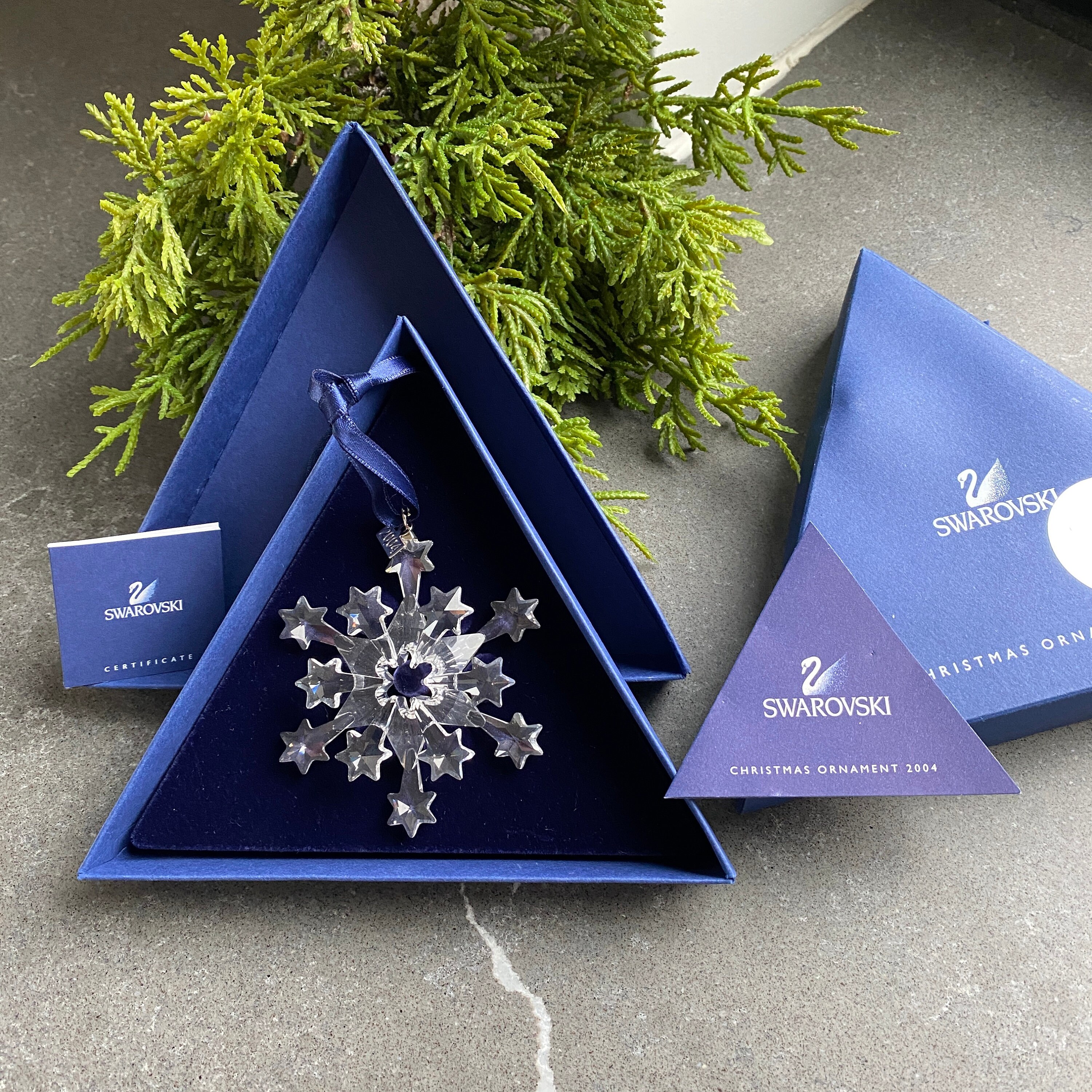 Swarovski Crystal Annual Edition Christmas Ornament 2005 - Etsy