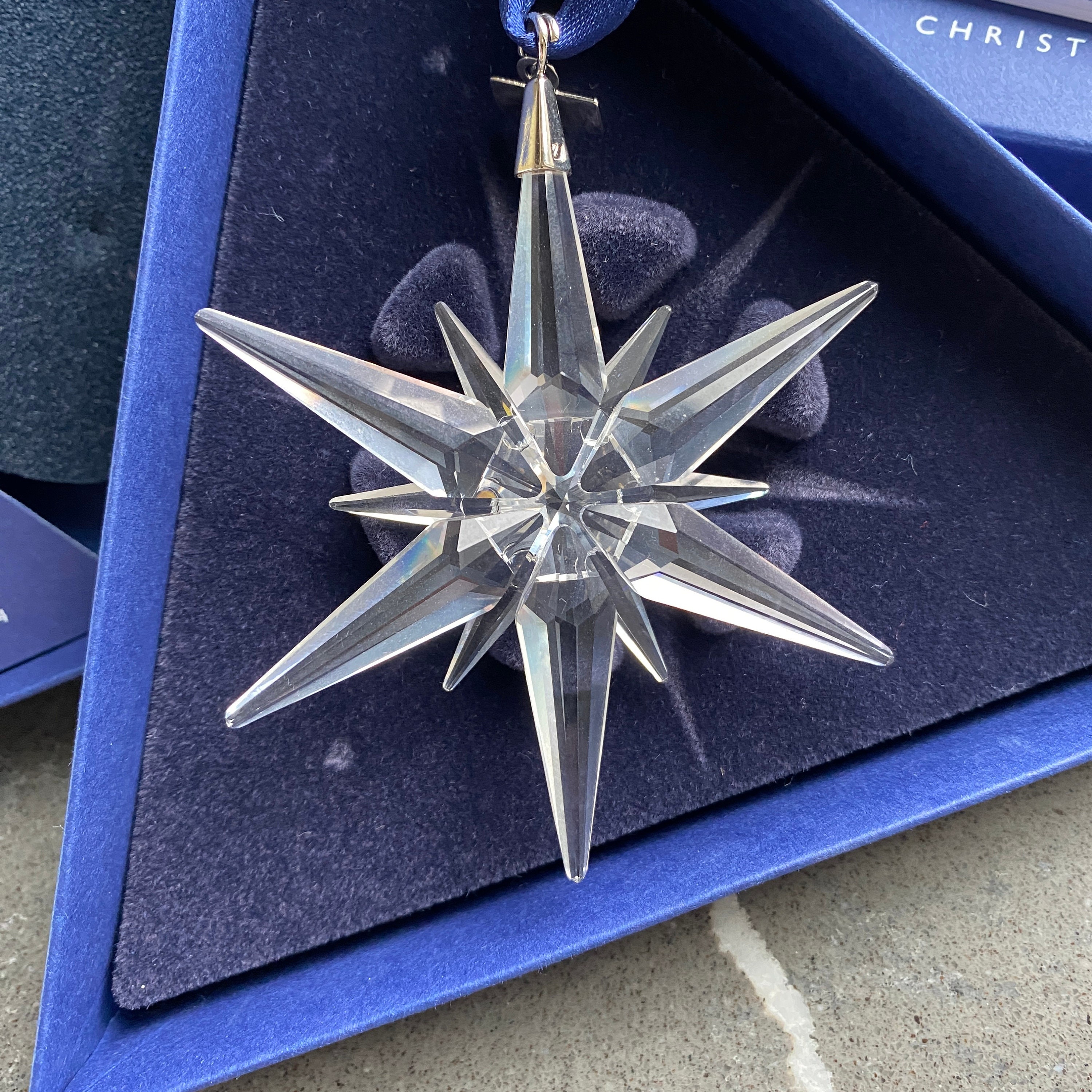 Swarovski クリスマスオーナメント 2005 Swarovski Crystal Annual Edition Christmas Ornament 2005 - Etsy
