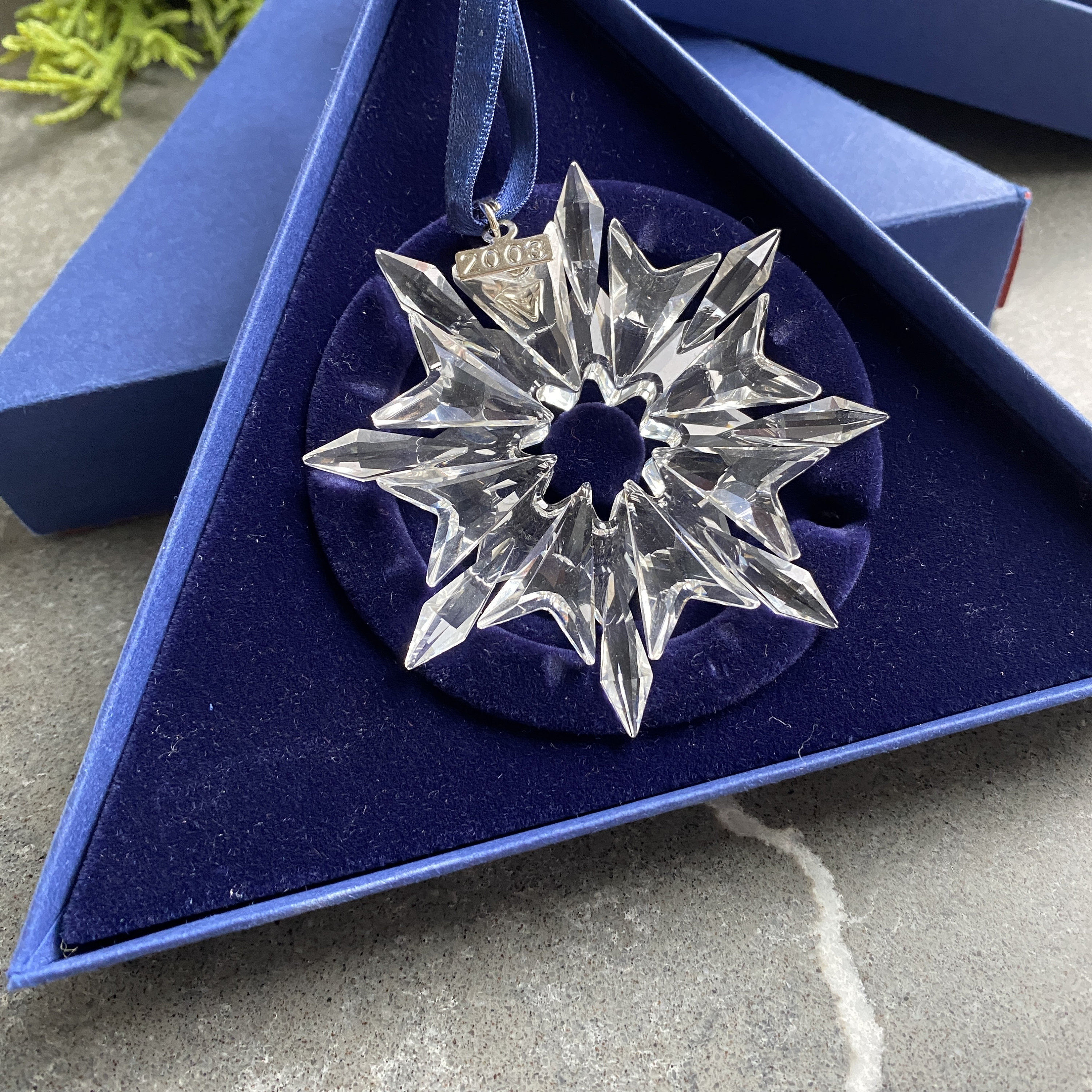 Swarovski Crystal Annual Edition Christmas Ornament 2003 - Etsy