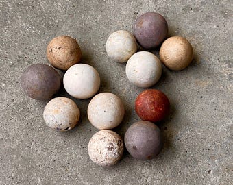 50 Vintage Clay Marbles, Antique Earthware, 1930s-1950s - Etsy 日本