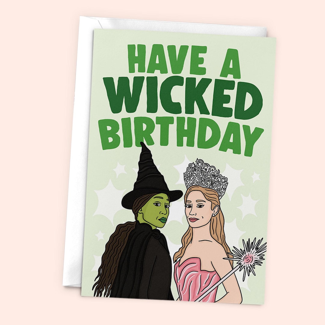 Wicked Birthday Invitation, Elphaba And Glinda Invitation, Wicked Party Invitation, Editable - View #13