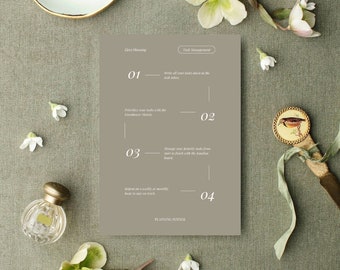 Task Management Printable A5 Planner Dashboard
