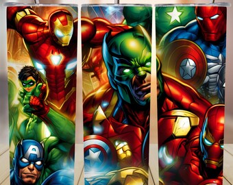 Wrap superheld beker: 20 oz sublimatieontwerp (png-bestand)