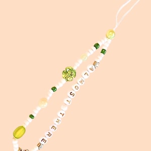 Tiana Inspired Beaded Phone Charm: Princess and the Frog Keychain