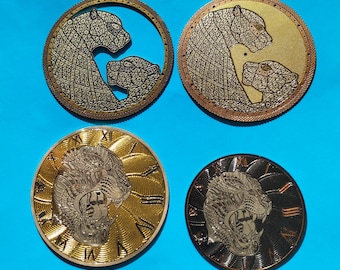 Custom watch dial, Custom dial Tiger, Custom dial Panther, Handmade dial watch custom