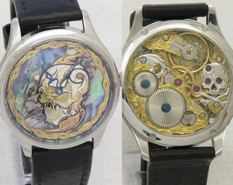 Orologio Skull personalizzato con movimento ETA 6497