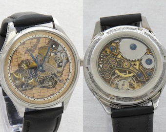 Kundenspezifische Uhr mit Schweizer Uhrwerk, Herrenuhr
