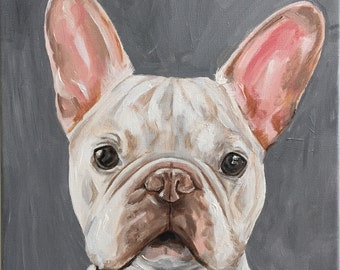 Custom Pet Painting - 12x12" Canvas
