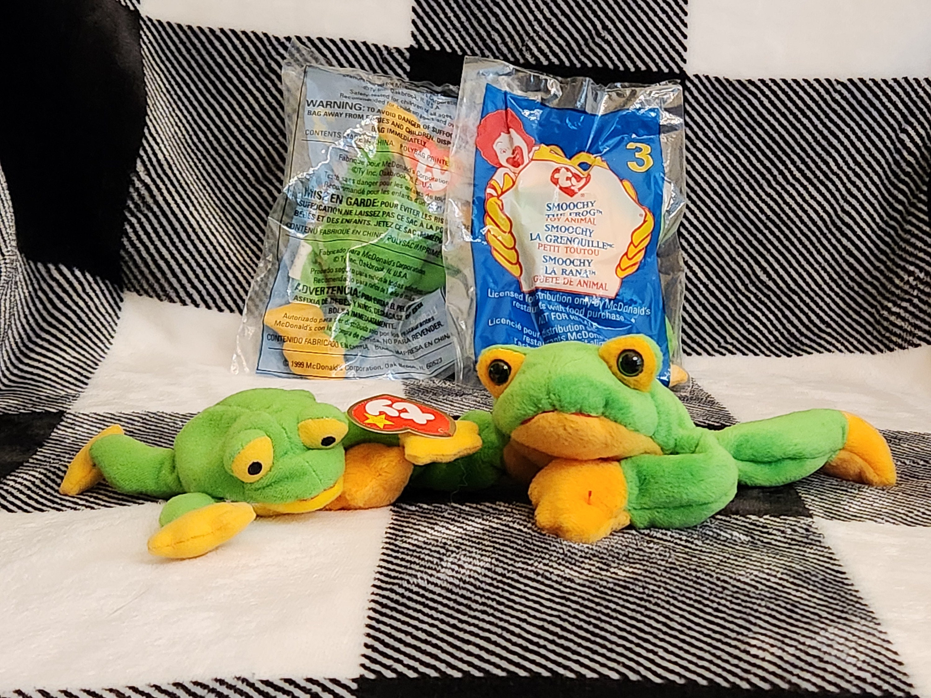 Mcdonalds Ty Smoochy The Frog Value Smoochy Beanie Baby Mcdonalds 2025