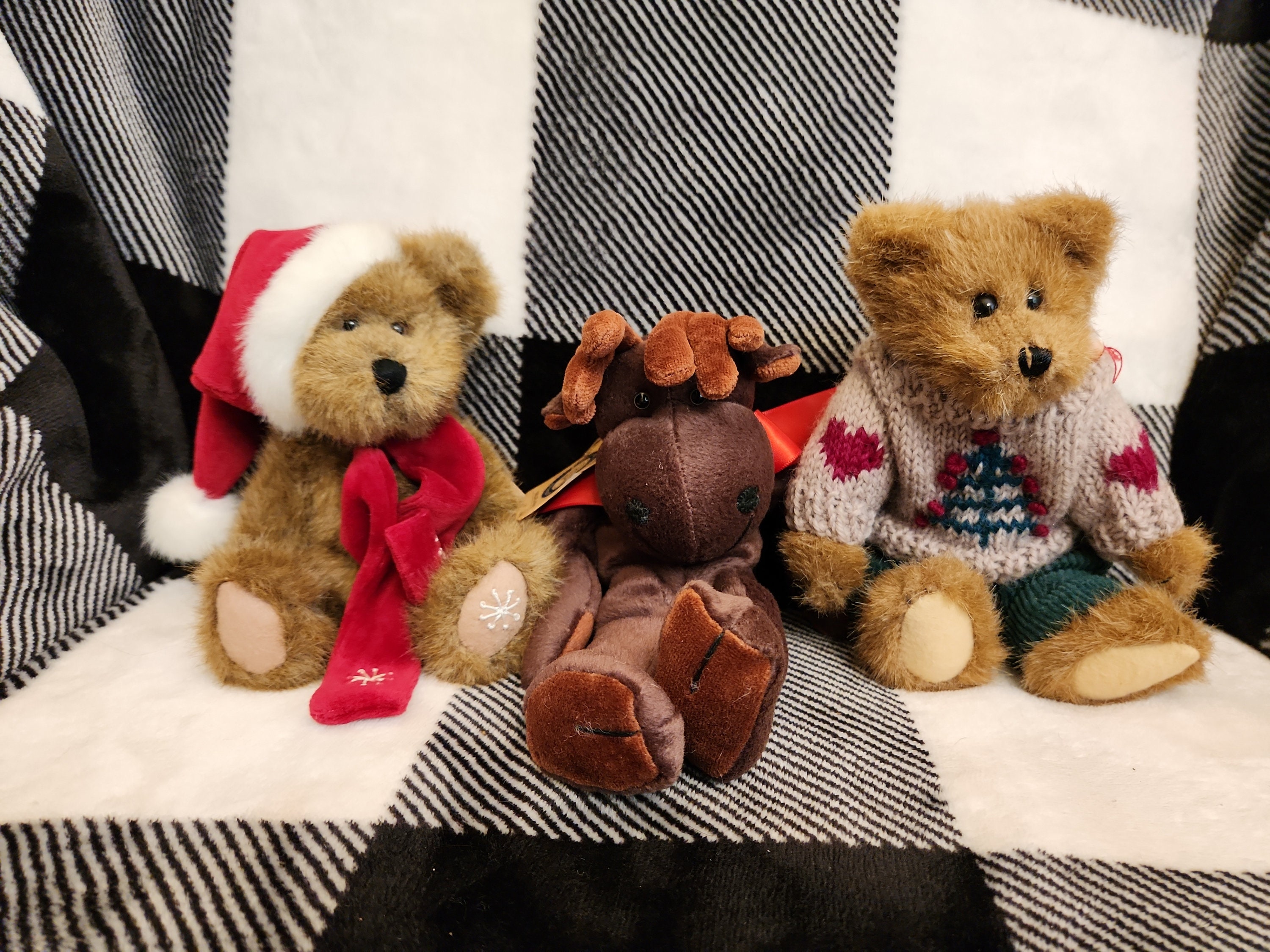 Vintage Santa Bear - Etsy