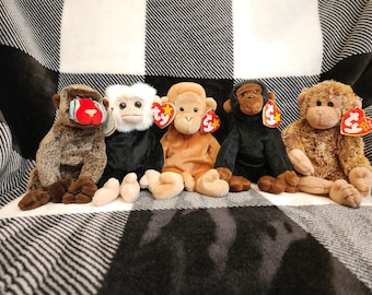 Vintage 1984 Zip The Monkey Zippy Plush Doll Fun Farm By