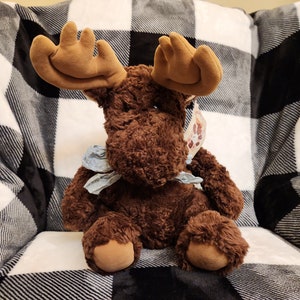 Gund Chocolate Moose Plush 18 inches Tall Great Gift for Moose Lovers, Gund Stuffed Moose for with Chocolate Moose Recipe Great Child Gift