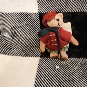 Boyds Bear Tiny T Jodi Bear in Winter Bear Wear Derry O Beary a Simple Bear and Andrew Huntington in Orange Jumpsuit Great Stocking Stuffers