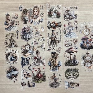 Alice in Wonderland | PET-tape met lus van 200 cm| Lana's schrootwinkel