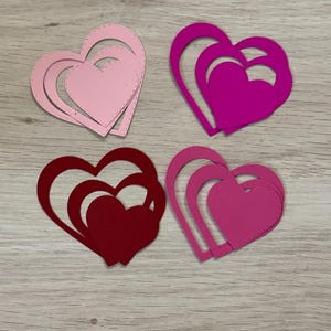 Stitched Hearts Die Cuts