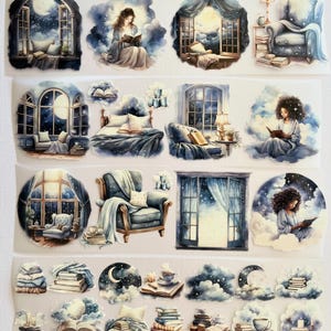 Nocturnal Nook - PET-tape met lus van 100 cm - Sindhura's Crafts Studio