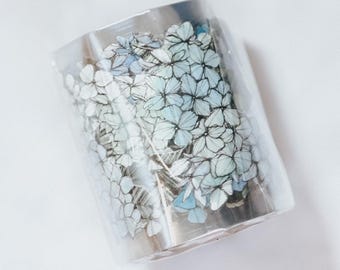 Blauw en groen hortensia - UV-gecoate hortensia - 200 cm PET-tape - Modaizhi