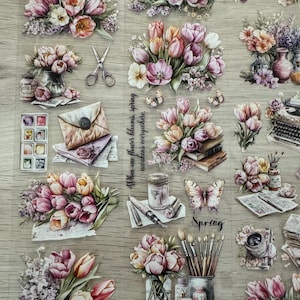 Tulip’s Song | 200cm Loop Crystal Ink PET Tape | Lana’s Scrap Shop