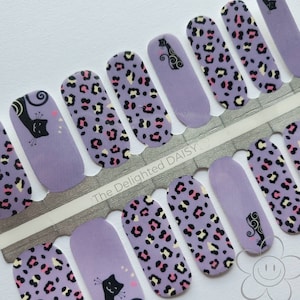 Kitty Cheetalicious Nail Wraps: Leopard Print Nail Art Stickers