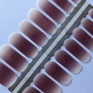 Raspberry Ombre Nail Wraps: DIY Nail Art Stickers