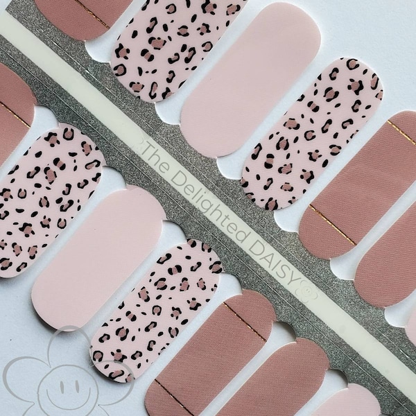 The Chic Cheetah Nail Wraps, Nail Strips, Nail Stickers, Nail Art