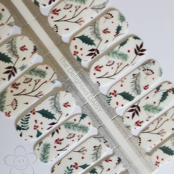 Magical Mistletoe Nail Wraps, Nail Stickers, Nail Art