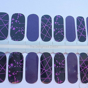Cast A Spell Witch Halloween Nail Wraps, Nail Stickers, Nail Art