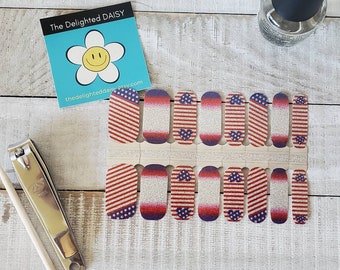 Protège-ongles drapeau des États-Unis : stickers patriotiques