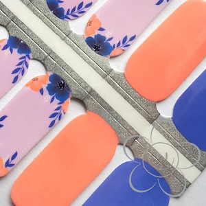 Opposites Attract Nail Wraps, Nail Strips, Nail Stickers, Nail Art