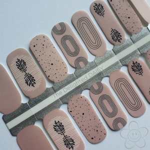 Matte Nail Wraps: Boho Nail Art Stickers