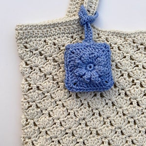 Charm de sac pour étui AirPod au crochet, coton fait main