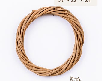 Grapevine Wreath Base | Rustic Wreath Form | Natural Grapevine Ring | DIY Wreath Supply | Craft Wreath Base | Organic Circle 12&quot; to 24&quot; Size