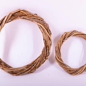 Base per ghirlanda di vite da 11&quot; e 8&quot; / Forma per ghirlanda rustica naturale / Cornice per ghirlanda di ramoscelli / Forniture per ghirlande per porte fai da te / Anello di vite fatto a mano / Base artigianale