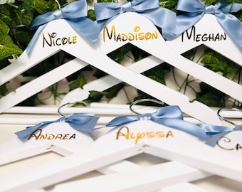 Perchas personalizadas, perchas de princesa, bodas con temática de Disney, regalos para la fiesta nupcial, regalos para la niña de las flores, regalos para las damas de honor, regalos para la dama de honor