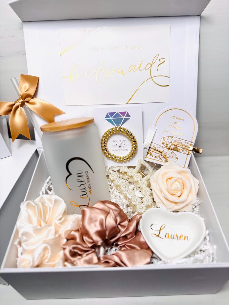 Bridesmaid Proposal Box, Maid of Honor Proposal, Flower Girl Proposal ...