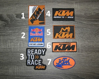 Toppa ricamata da stirare KTM Racing Motorsports