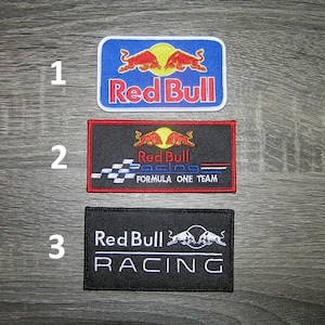 Redbull Motorsports Racing energiedrank opstrijkpatch