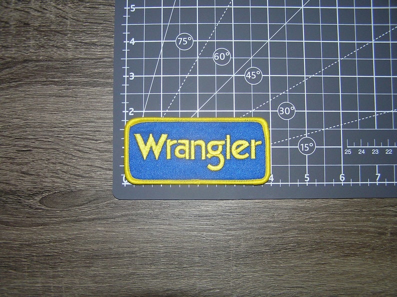 Wrangler Jeans Patch with measurements