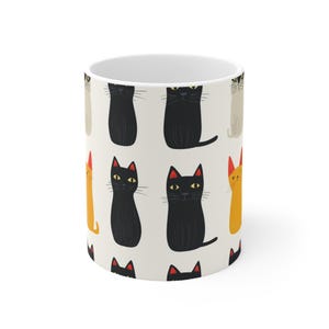 Orange Cats, Black Cats, White Cats, Calico Cat 11oz Mug - Etsy